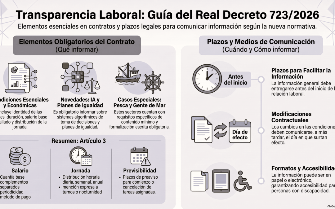 NUEVAS OBLIGACIONES DE INFORMACION LABORAL PARA LAS EMPRESAS DESDE OCTUBRE 2026 (RD 723/2026)